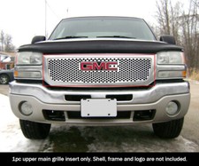 Fits 2003-2006 Gmc Sierra 15002500 Upper Stainless Laser Cut Grille Insert