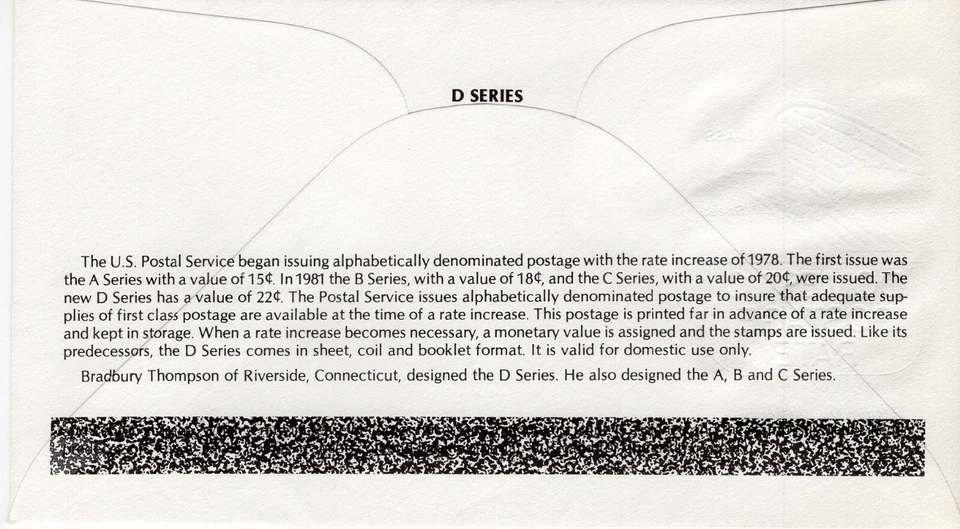 USPS FDC #2111 22c D-Rate Eagle Sheet Stamp ArtMaster ST2054 - Image 2 of 2