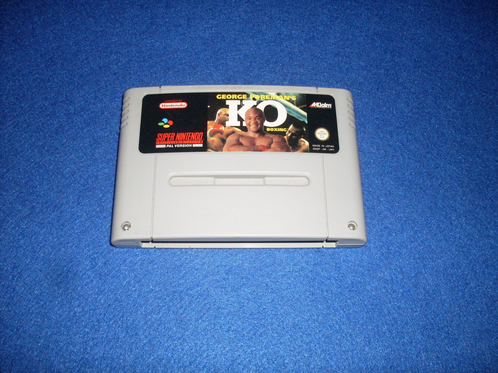 GIOCO SUPER NINTENDO GEORGE FOREMAN'S KO BOXING - PAL - SNES  FOTO ALL'INTERNO 