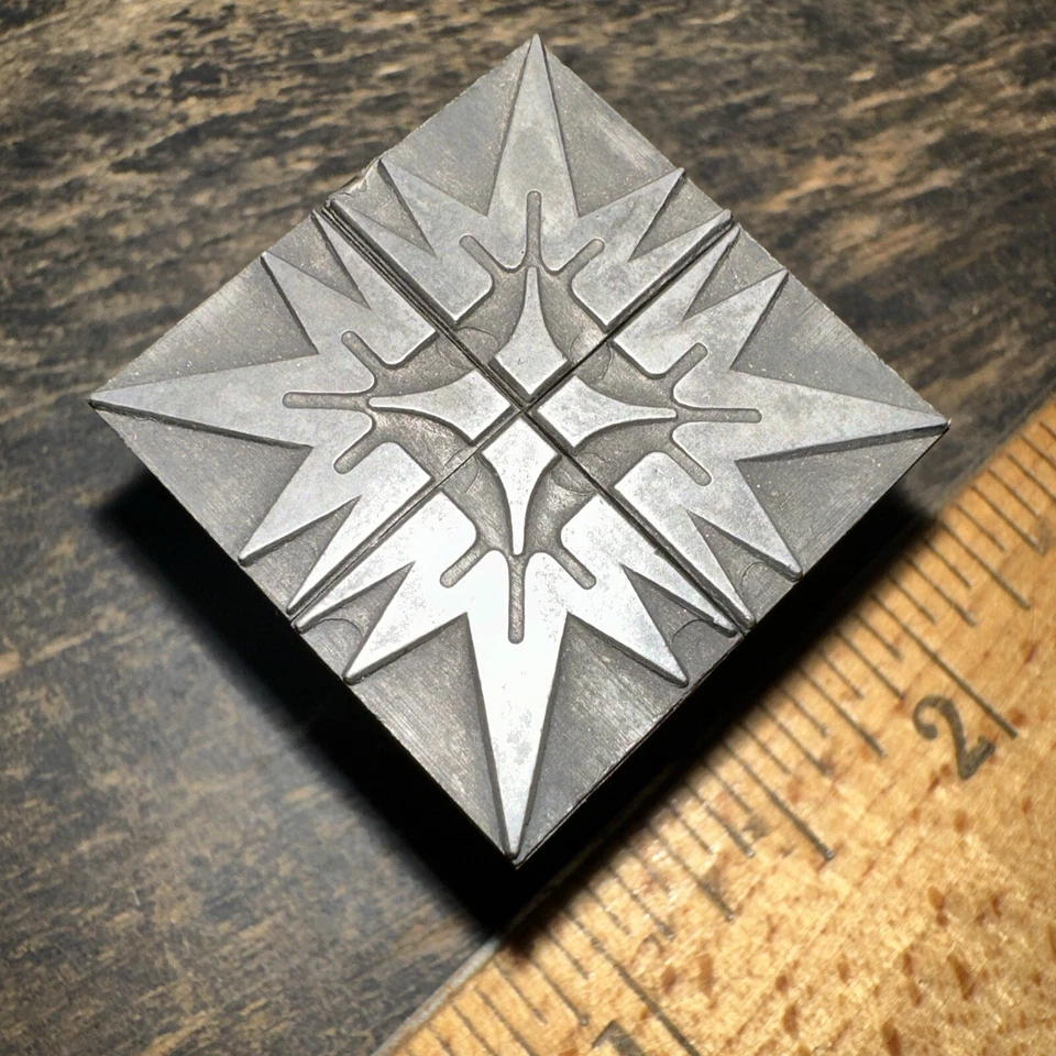 Print Blocks “ Ornamental Borders “ Georgeous Details!! Starburst Pattern - Image 3 of 4