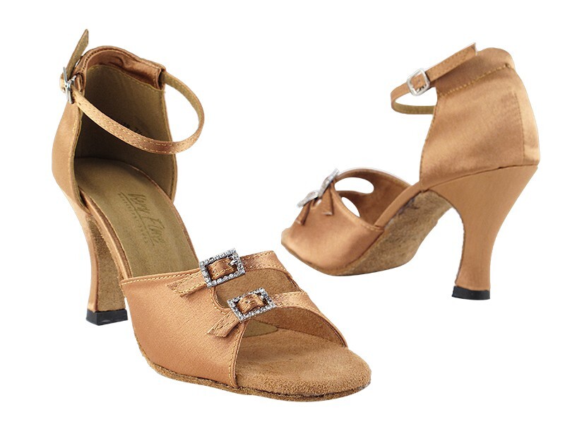 Brown Ballroom Latin Dance Shoes Venus Latin Dance Shoe By GFranco