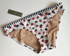 NEW JCrew 44 Surf Hipster Bikini Bottom Tiny Berry Multi Print Size M G3025