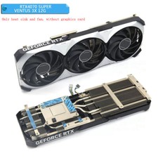 For MSI RTX4060Ti 4070 4070Ti 4080S 4090 VENTUS 3X Graphics Card Cooler w/ Fan