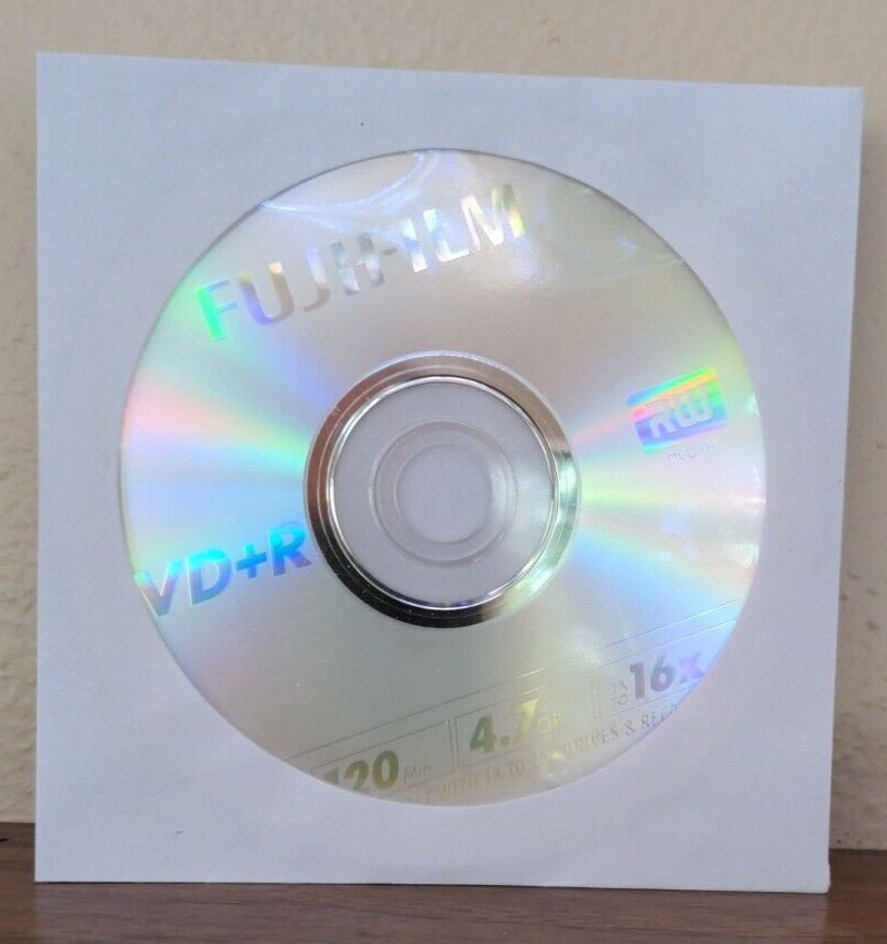 Fujifilm DVD-R 10 Pack 120 Min Blank Storage Media 4.7GB Disc for