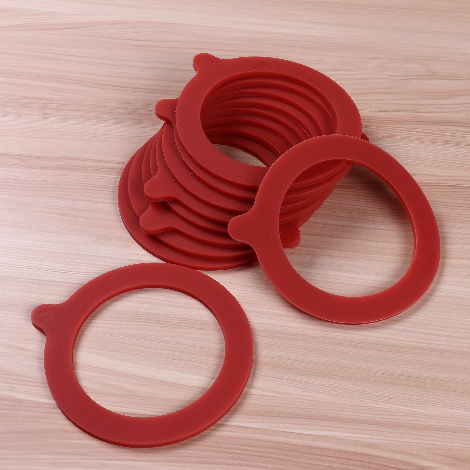 10Pc Replacement Silicone Gaskets Seals Airtight Rings For Canister Canning Jars eBay