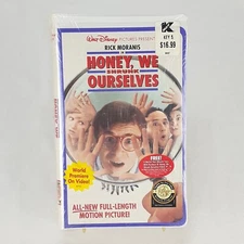 VTG Honey We Shrunk Ourselves VHS Original Sealed Hype Sticker Clamshell Disney