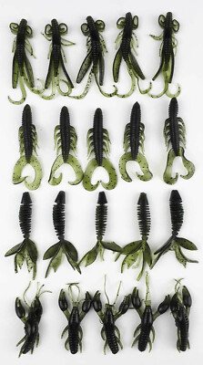 20-er Set KREBSE Creature Bait  0,30 /St Angel Soft Köder Forelle Barsch Jig