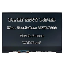 B140UAT01.0 14'' FHD LCD Touch Screen Digitizer Assembly For HP ENVY 14t-ebxxx