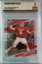 Baker Mayfield 2023 Chronicles DP Clearly Donruss #2 Golden Grading (GG) 9 Mint