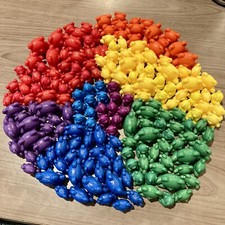 School Supply Huge Lot Of Colorful Counting Teddy Bears Counters Mixed 286 Total