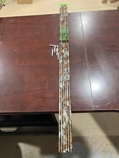 6 EASTON ST Epic 500 Camo BARE Arrow SHAFTS NOCKS AND HP INSERTS 1/2 Dozen