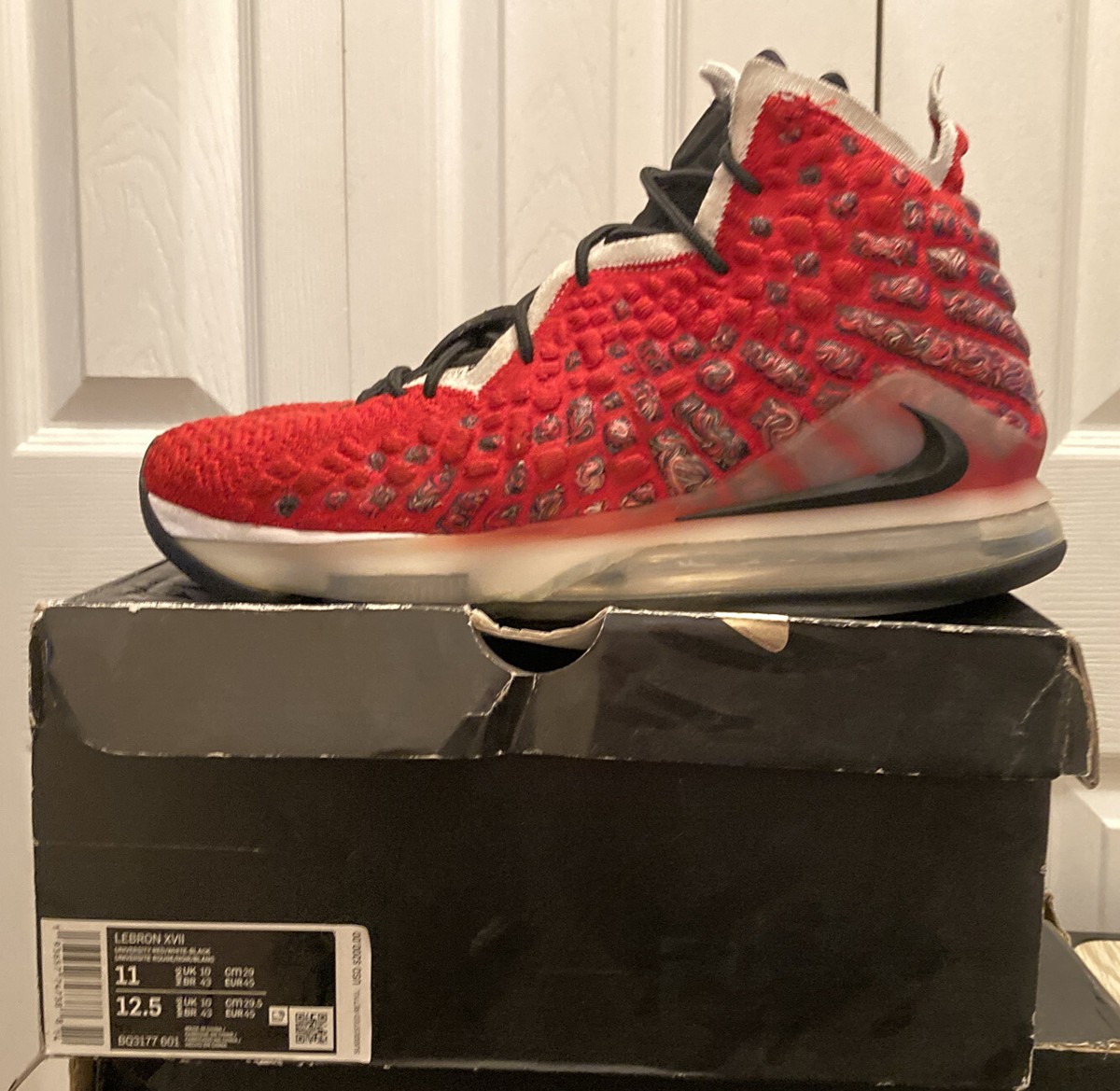 【希少‼️32cm】Nike LeBron 17 レッド バスケットシューズ NIKE LEBRON XVII 17 