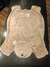 POTTERY BARN LARGE TEDDY BEAR LOVEY PLUSH PILLOW TOY 33.5" RARE B5 