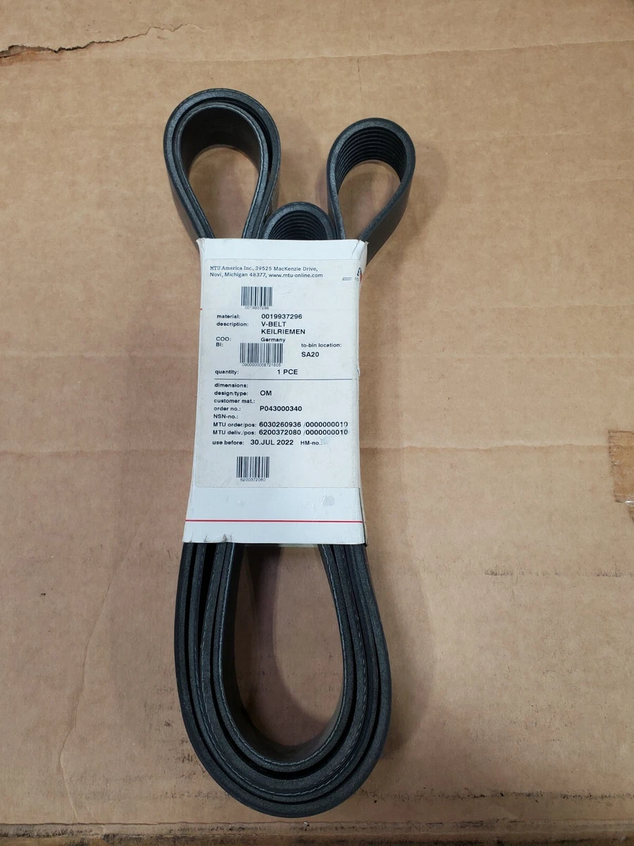 Detroit Diesel/ Mercedes-Benz A0019937296 serpentine belt | eBay