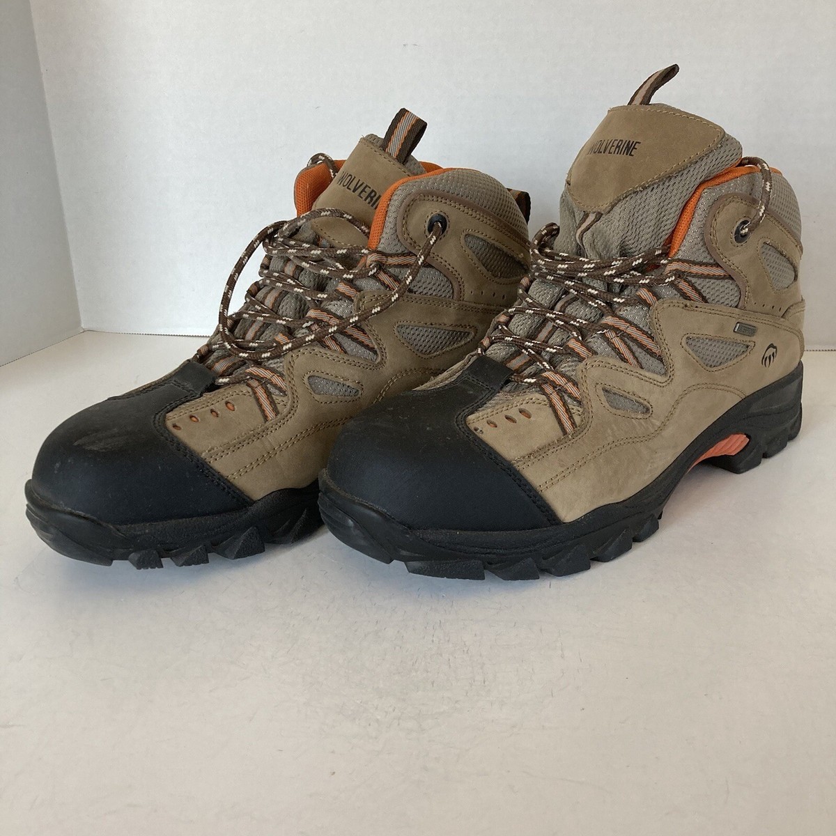WOLVERINE Boots DURANT Men 13 Brown Leather STEEL-TOE Waterproof Workwear W02625 Wolverine Men main image 2