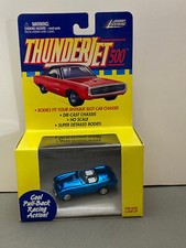 Johnny Lightning Thunderjet 500 Cobra Chrome Blue NIP HO Slot Car Body
