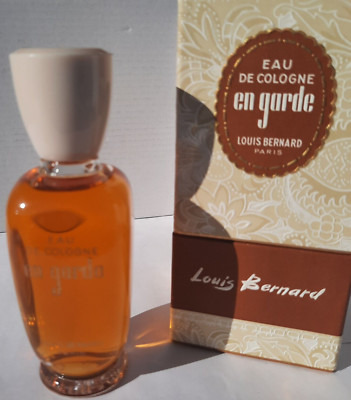 EN GARDE Louis Bernard Eau de COLOGNE 100cc/ml RARE Vintage '60s