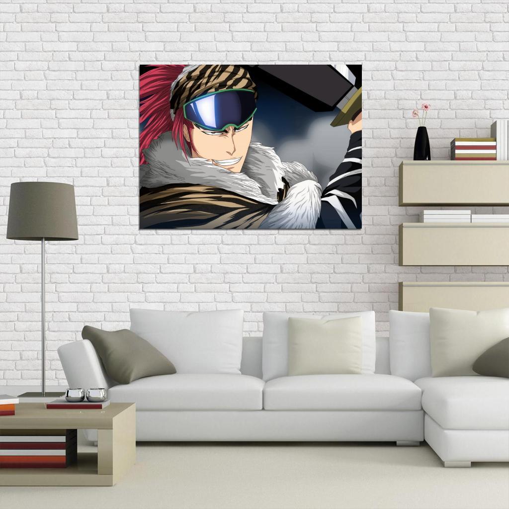 Anime Bleach Renji Abarai Fan Art HD Wall Poster, 300 GSM Printed Poster