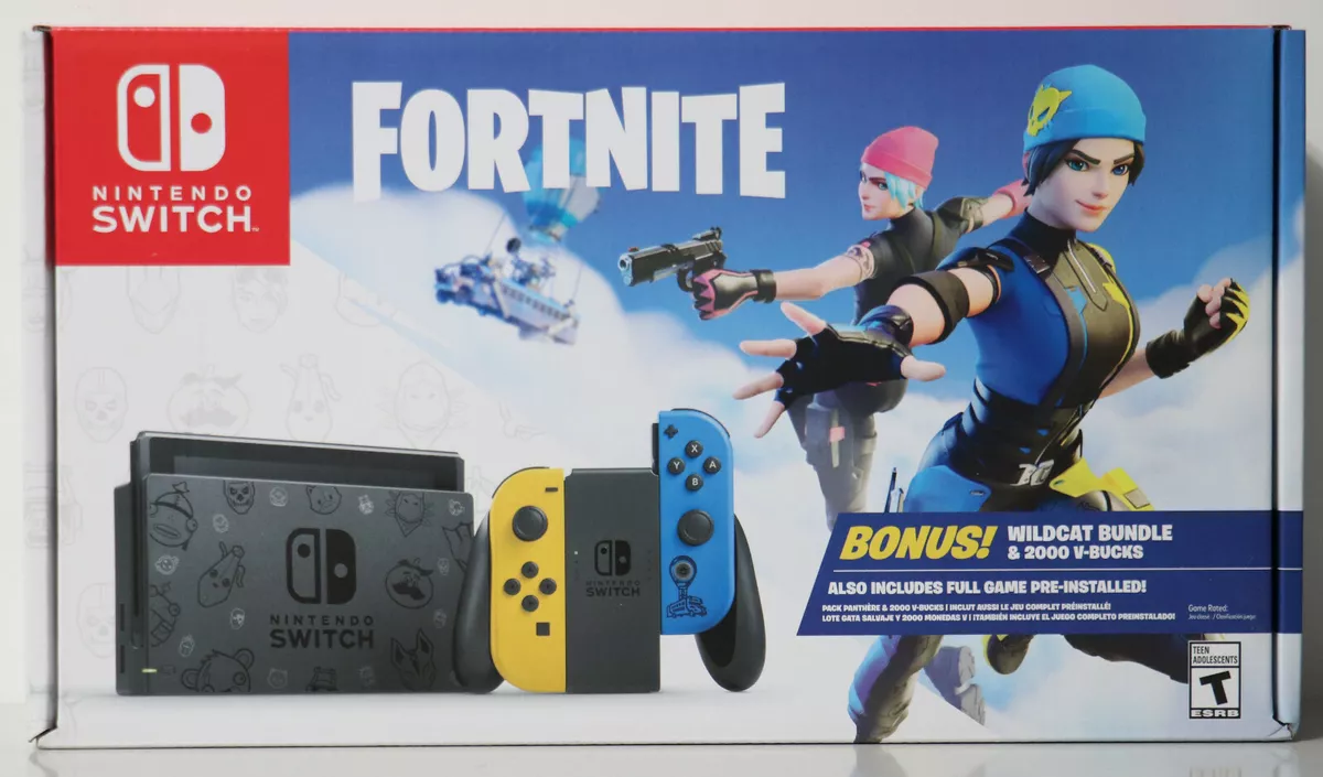 Nintendo Switch Fortnite Wildcat Bundle Console Limited Edition - BRAND NEW