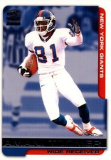 2000 Paramount Football Card #160 Amani Toomer Giants WR {Box 21}