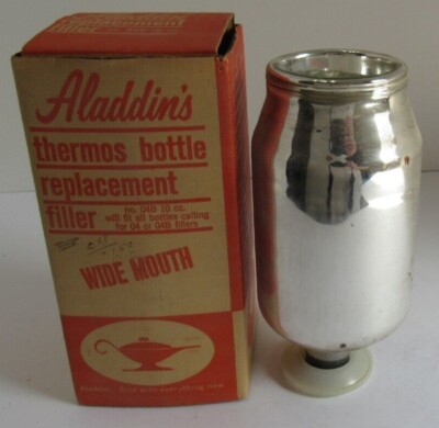 Vintage Aladdin 10 oz. Wide Mouth Vacuum Bottle #04B Replacement Filler