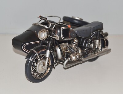 Moto D'epoca BMW R 60/2 Con Sidecar Modello Nostalgia 29 Cm