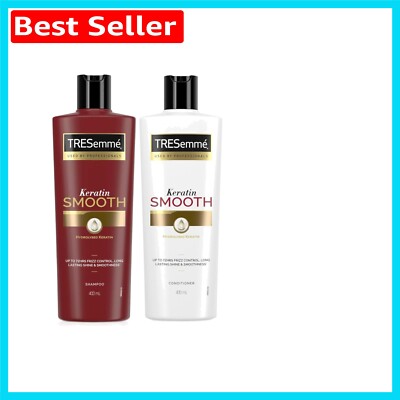 Protect & Smooth: TRESemmé Keratin Infused Shampoo & Conditioner Set 800ml