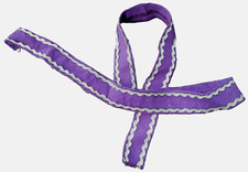 Bordüre Stoff + Metallgarn aus Theaterfundus alt Gürtel / Nähen Mittelalter Larp