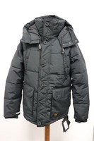 Khujo Primero Herren Parka Winterjacke Winterparka Jacke Schwarz Gr.L