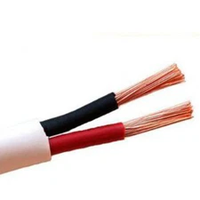 12/2 12 AWG Gauge PURE COPPER CL3 In-Wall Speaker Wire Audio Cable White - 50FT