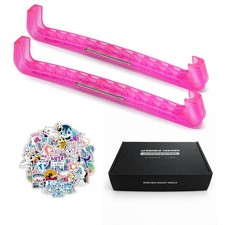 Ice Skate Blade Guards with Spring Release Durable Covers for Youth Adult