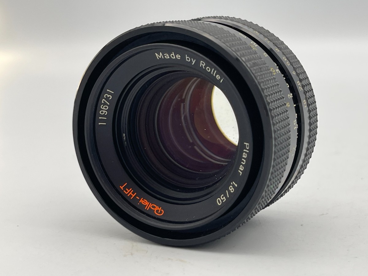 Rollei HFT Zeiss Planar 50mm f/1.8 Lens with front Cap QBM Mount