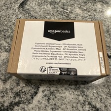 Amazon Basics Wireless Ergonomic Computer Mou...