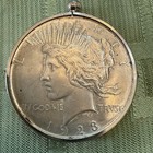 1923 PEACE SILVER DOLLAR No Mint Mark Vintage US Coin Circulated — photo 1