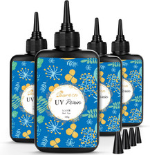 400G UV Resin Hard, Crystal Clear UV Epoxy Resin for Jewelry Making and Crafting