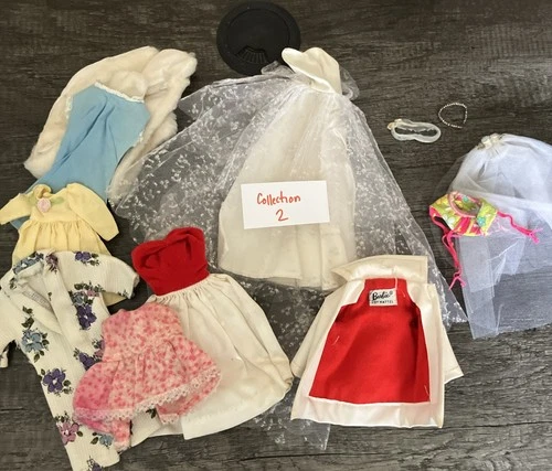 Vintage Barbie Doll Clothing Lot  - 1960s Early 60s Fashions - TLC- Collection 2