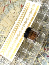 Ulta Beauty FACE & BODY GLITTER Copper & Bronze & TEMPORARY FOIL TATTOOS Duo Lot