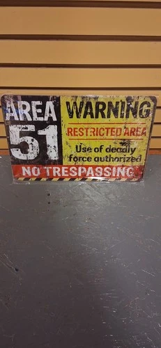Warning  vintage metal sign Retro Man Cave Wall Decor Item #W23