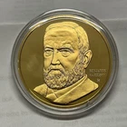 1973 FM STERLING SILVER 41 GRAM PROOF PRESIDENTIAL COIN = 1.2 OZ ASW- HARRISON