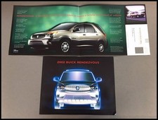 2002 Buick Rendezvous Original Car Sales Brochure Folder
