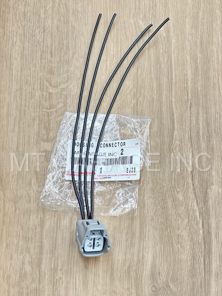 NOVO FABRICANTE DE EQUIPAMENTO ORIGINAL 1997-1998 TOYOTA SUPRA OEM CORPO DO ACELERADOR CONECTOR DE 4 VIAS PLUG PIGTAIL - Imagem 2 de 4