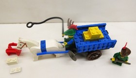 Lego Vintage LL Castle Forestmen #1877-Crusader's Cart-100% w/minifigs (1990)