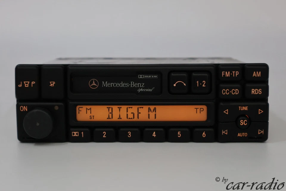 Original Mercedes Special BE1350 Kassette Radio A0038203186 Autoradio 12V IN186 - Bild 3 von 4