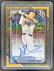 2024 Bowman Draft Nathan Flewelling Chrome Auto Gold Shimmer Refractor 1st #/50