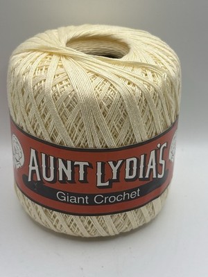 Vintage Aunt Lydia s Crochet Thread Cotton Cream 350 Yds