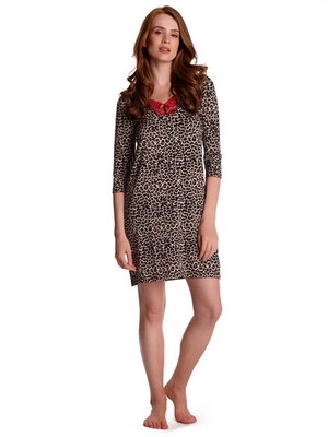 Vive Maria   AMOUR FOU Nightdress Nachthemd leo / rot Spitze sexy