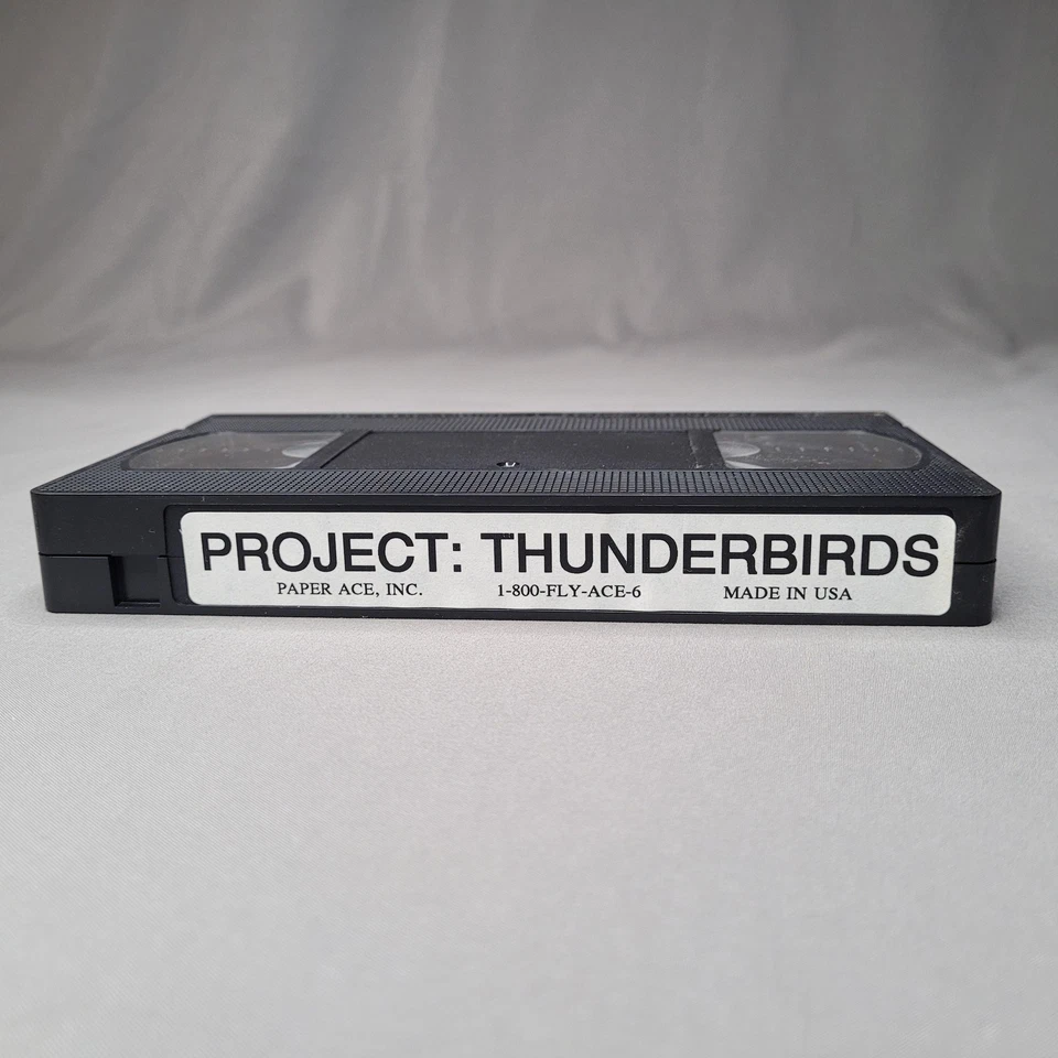 Project Thunderbirds VHS Airshow Footage Glider Construction Flight USAF Tested - Image 4 of 4