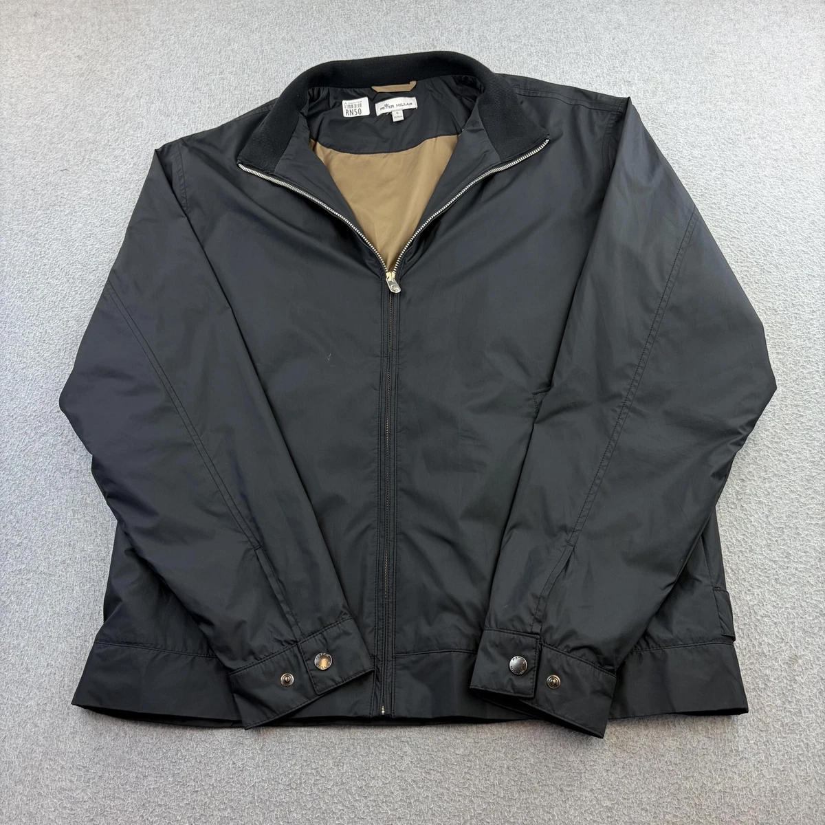 Black Microfiber Windbreaker Coats & Jackets for Men for Sale