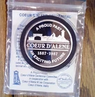 1887-1987 Coeur D'Alene Centennial 1 oz. .999 Silver Round (001)