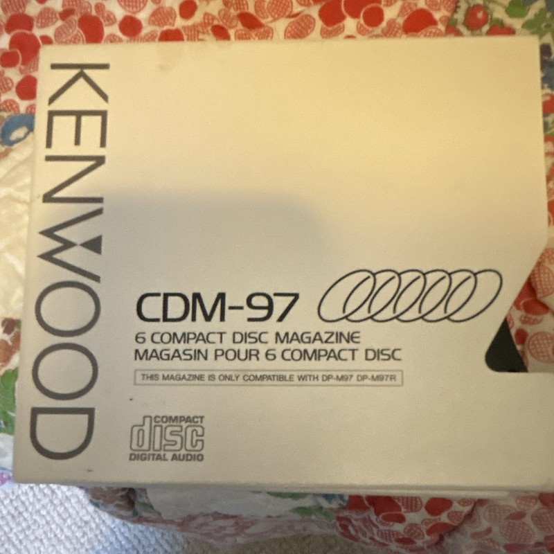 Kenwood CDM-97 CD Magazine Cartridge 6-Disc CD Changer for Audi